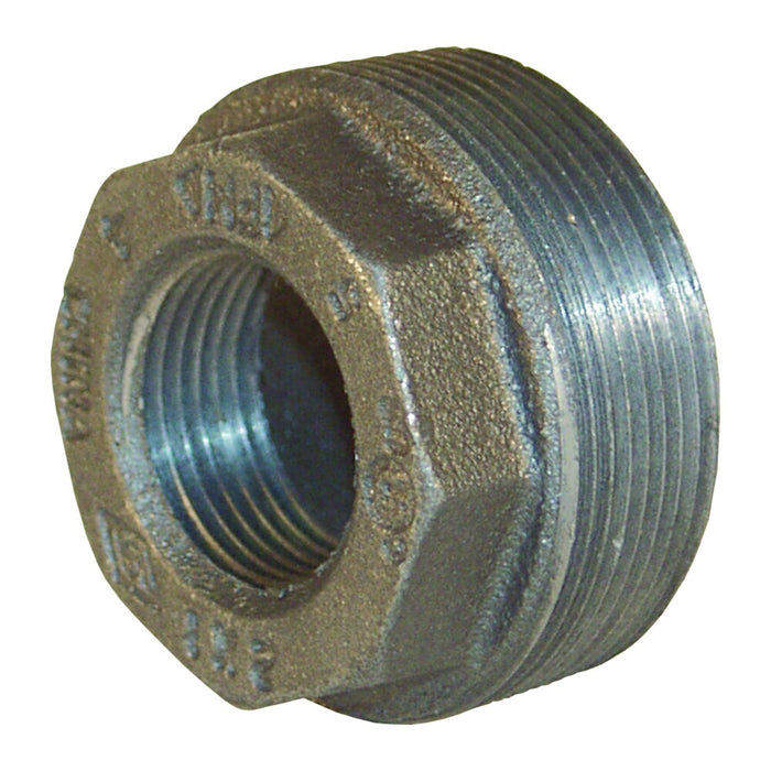 Bushing reductor Dixon 150# hierro hexagonal 6" macho NPT × 4" hembra NPT – 6" hierro maleable HB6040