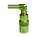 Cople 90º sin Válvula Intercambio Enfriamiento de Moldes Dixon Serie-CM 1/2" barbas para manguera latón 4CM9S4-B-E