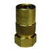 Cople Sin Válvula Intercambio Enfriamiento de Moldes Dixon Serie-CM 1/2" x 1/2" - 14 NPTF rosca hembra latón 4CMF4-B-E