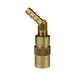 Cople a 45º sin Válvula Intercambio Enfriamiento de Moldes Dixon Serie-CM 1/2" barbas para manguera latón 4CM4S4-B-E