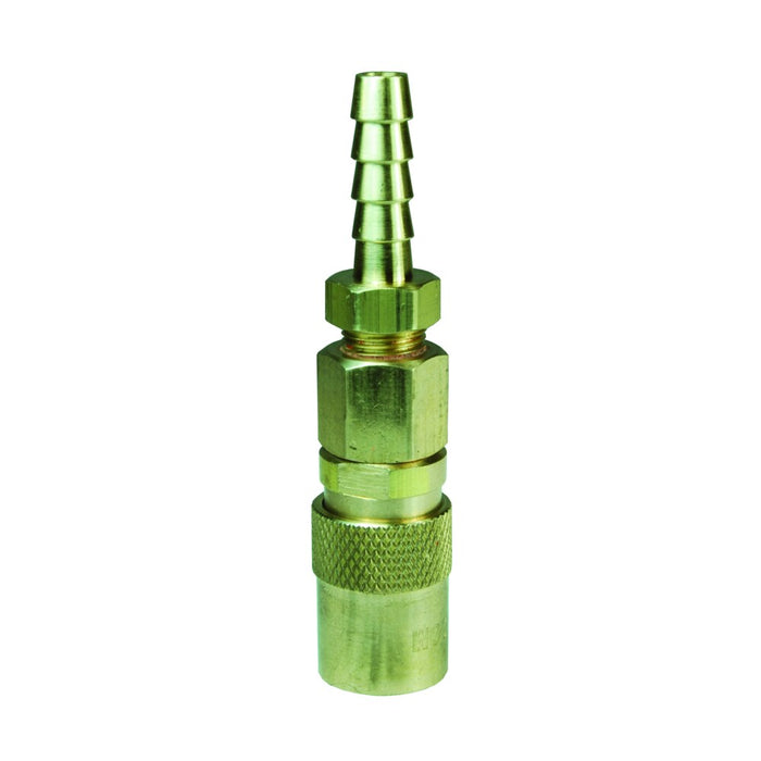Cople con Válvulas Intercambio Enfriamiento de Moldes Dixon Serie-CM 3/8" barbas para mangueras latón 3CMS3-B