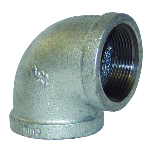 Codo Dixon 3/4" hembra NPT roscado 90° 150# galvanized hierro – 3/4" hierro maleable EL9075G