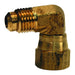 Codo Dixon Latón flare 90° swiv 1/2" tubo, 3/4" 16 recto – 1/2" latón 166FSV-8-8