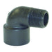 Codo calle Dixon 1/2" sch80 polypro 90° calle – 1/2" 62243