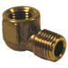 Codo calle Dixon 1/4" hembra rosca macho NPTF en latón 3040404C