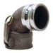 Adaptador x Acople Dixon 4" acero inoxidable 316 400DA-90SS