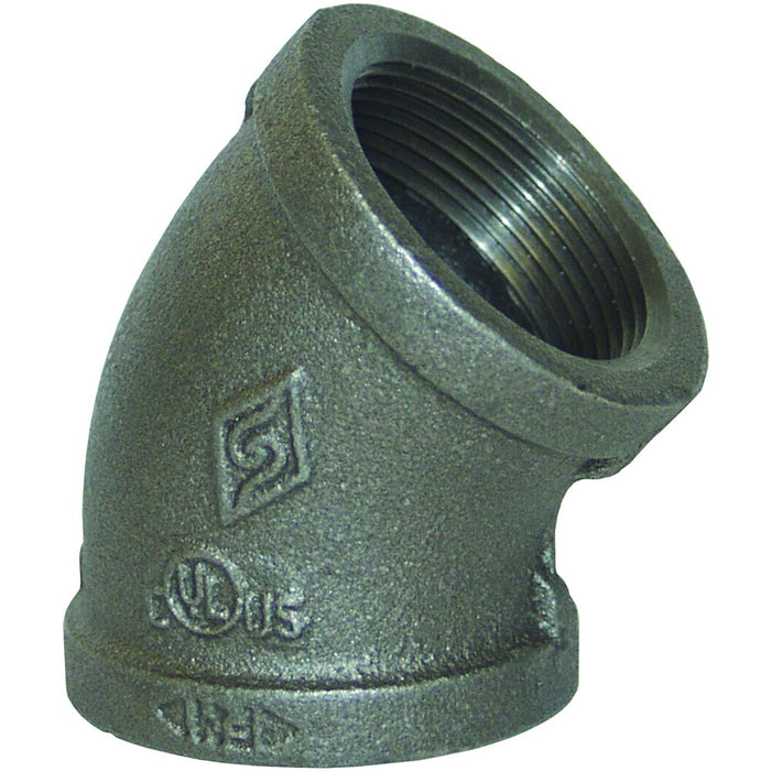 Codo de 45° Dixon 6" rosca hembra NPT en hierro EL45600