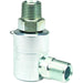 Codo de 90° Dixon 1/2" rosca macho NPTF en acero platinado SP5500-8