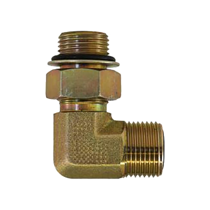 Codo de 90° Dixon 1" × 7/8" macho SAE O-ring Boss cara plana FS6801-10-10