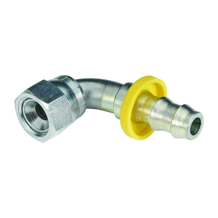 Codo de 90° Dixon 3/4" hembra JIC 37° espiga push-on en acero 2891217C