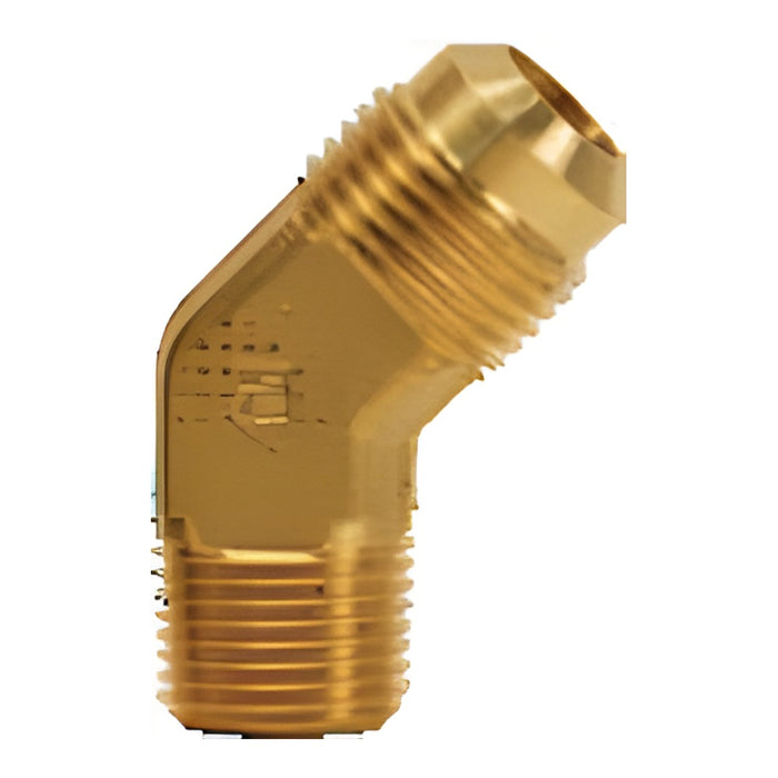 Codo de 45° Dixon 1/4" × 7/16" en latón 159F-4-4