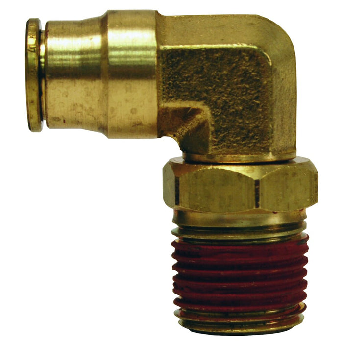 Codo Dixon 1/2" macho rosca macho NPTF en latón 69S16X16