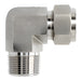 Codo Dixon macho rosca macho NPT en acero inoxidable 316 — medidas 1/4" a 1"