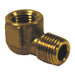 Codo Dixon Libre de plomo Serie 304 90° extruded – 1/4" acero inoxidable 3040404CLF