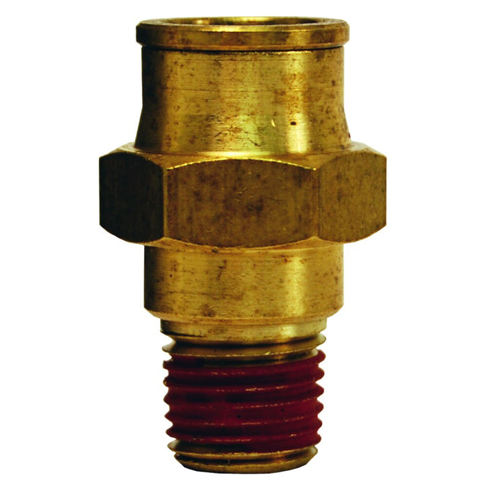 Conector Dixon 1/2" × 1/4" macho rosca macho NPTF en latón 6816X8