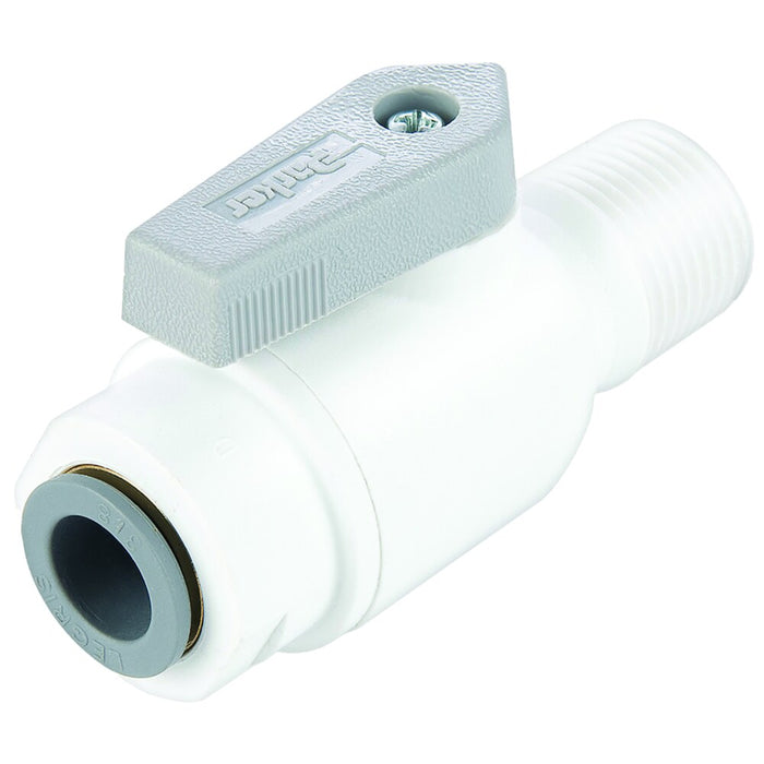 Conector Dixon 1/4" macho rosca macho NPTF en nylon PP4VMC4-MG