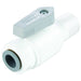 Conector Dixon 1/4" macho rosca macho NPTF en nylon PP4VMC4-MG