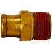Conector Dixon 3/8" macho rosca macho NPT en latón AQ68DOT6X6
