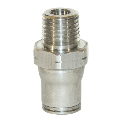 Conector Dixon Ss push-en recto macho – acero inoxidable 38056222