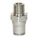 Conector Macho Recto Dixon acero inoxidable 38056222