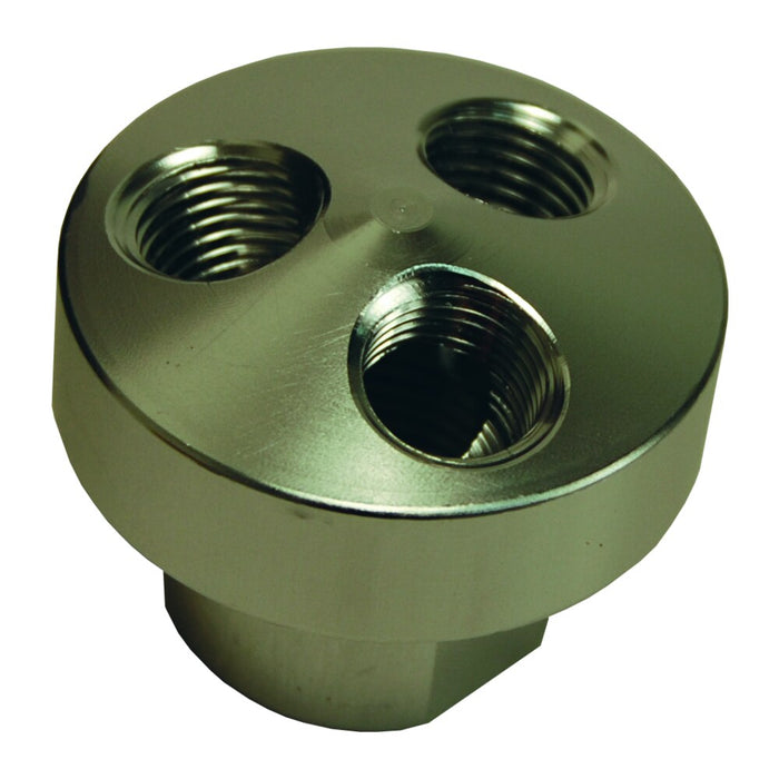 Conexión Dixon 2 1/2" npsh dj aluminio cplg, 3" vaso – 2 1/2" aluminio D263