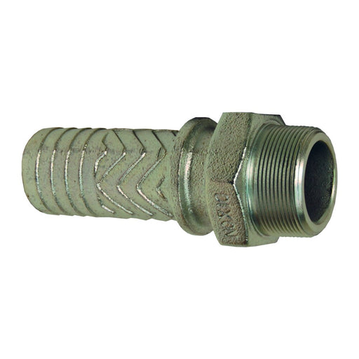 Manguera Dixon 4" × Boss macho NPT vástago plated hierro – 4" hierro maleable MS46