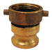 Conexión de hidrante Dixon Camlock hidrante – 1 1/2" latón HA1515ADP