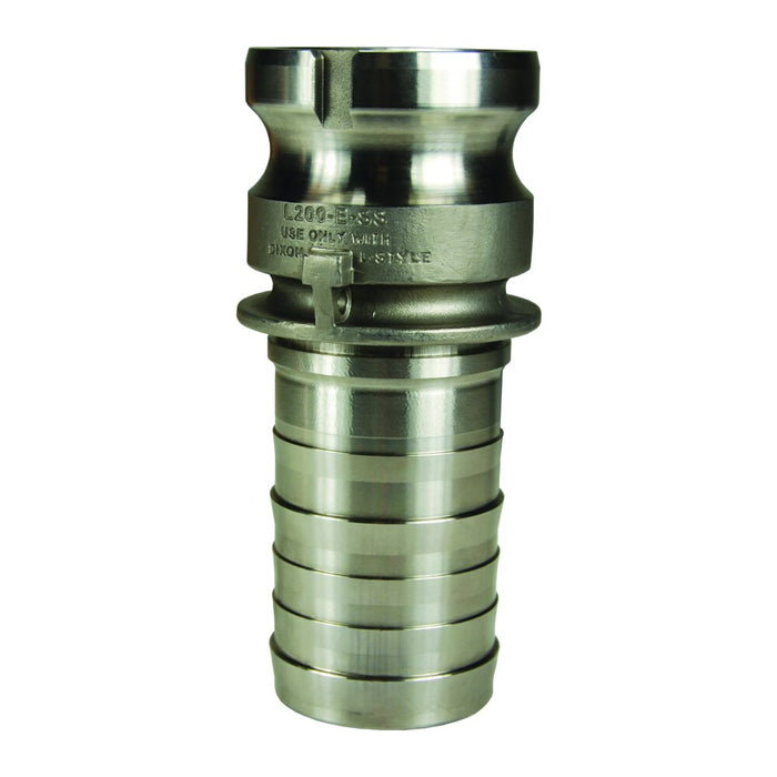 Adaptador x Vástago Dixon 1" acero inoxidable 316 L100-E-SS