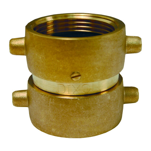 Conexión Dixon 2 1/2 × 2 1/2 nst dbl fem giratorio latón pl – latón DFP2525F