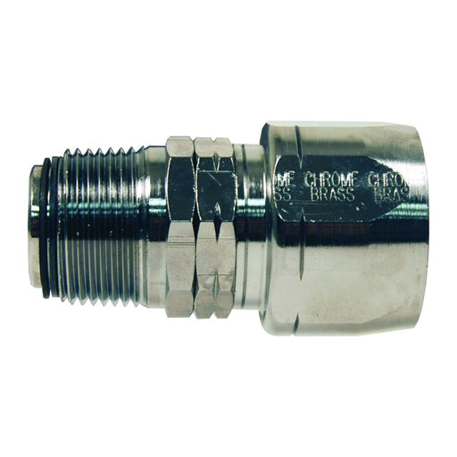 Manguera Dixon 1" permanent pump chrome plated latón, 2302157000 – 1" latón niquelado H5774