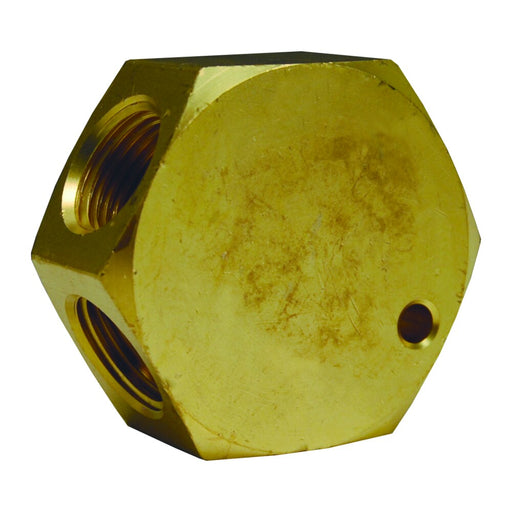 Conexión Dixon Latón flat hexagonal manifold – latón 3132