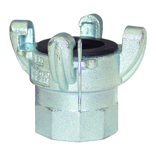 Conexión Dixon 1/2" Global Air King fem npt 1 clip, acero niquelado – 1/2" acero niquelado GAM3