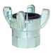 Conexión Dixon 1/2" Global Air King fem npt 1 clip, acero niquelado – 1/2" acero niquelado GAM3