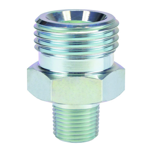 Conexión Dixon 1/2" para aire hammer macho spud w/ copper asiento, acero niquelado – 1/2" acero niquelado GJ60