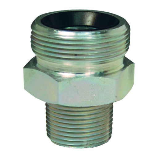 Conexión Dixon Junta esmerilada (ground joint) sello macho spud – 1" acero niquelado GM13