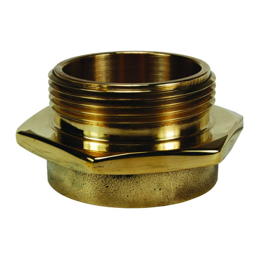 Conexión Dixon Sencillo macho de salida con hexagonal open snoot – 2 1/2" latón MOC250F-P