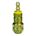 Conexión Dixon Serie D automático industrial push loc espiga – 1/4" latón 2DB2-B