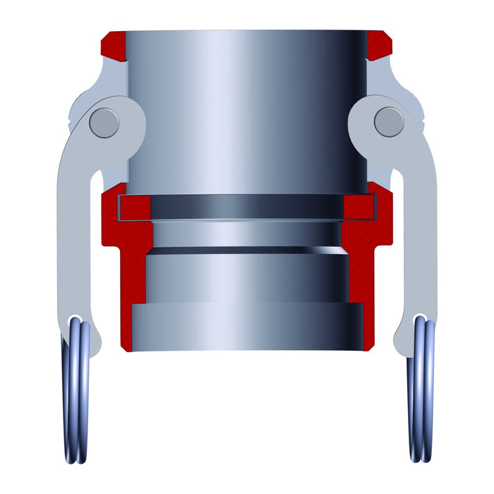 Acople con Socket para Soldar a Tubería Cédula 40 Dixon 6" aluminio 600DWSPAL