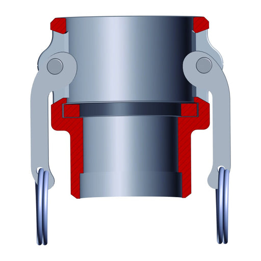 Conexión Dixon Soldable a tubo cédula 40 – 2" acero inoxidable 200DWBPSTSS