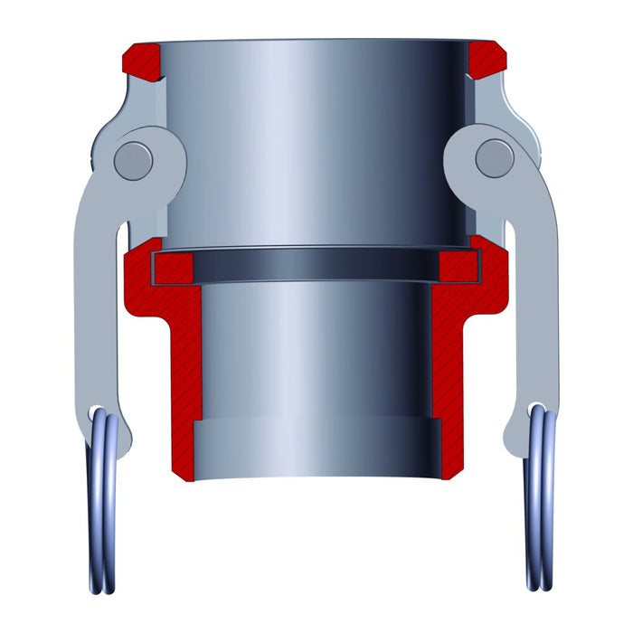 Conexión Dixon Soldable a tubo cédula 40 – 2" acero inoxidable 200DWBPSTSS