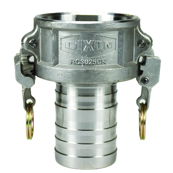 Cople Dixon 1-1/2" hembra en acero inoxidable 316 RC150EZCR