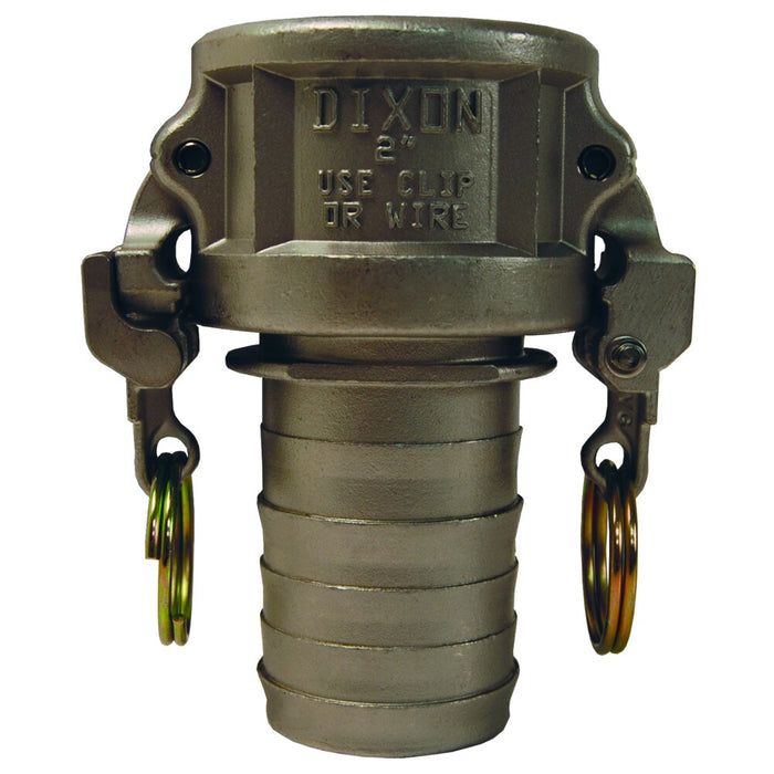 Cople Dixon 1-1/2" hembra en acero inoxidable 316 RC150EZNO