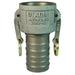 Cople Dixon 1-1/2" hembra en aluminio 150-C-ALH