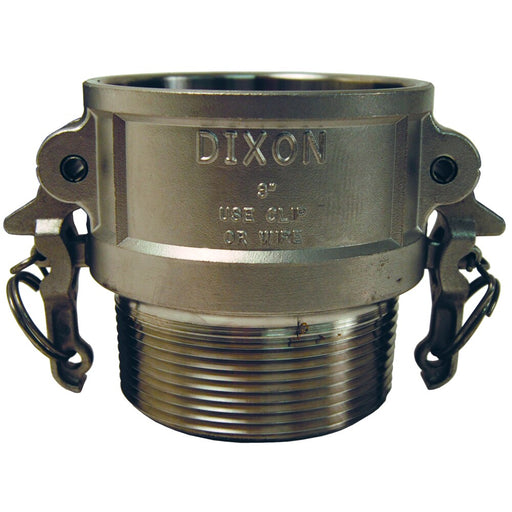 Cople Dixon 1-1/2" hembra rosca macho NPT en acero inoxidable 316 RB150BL