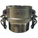 Cople Dixon 1-1/2" hembra rosca macho NPT en acero inoxidable 316 RB150BL