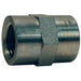 Cople Dixon 1/2" × 3/8" hembra rosca hembra NPTF en acero platinado 5000-8-6
