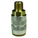 Cople Dixon 1/4" × 1/8" rosca macho NPTF en latón 2FM1-B