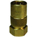 Cople Dixon 1/4" × 1/8" rosca NPTF en latón 2CMF1-B-E