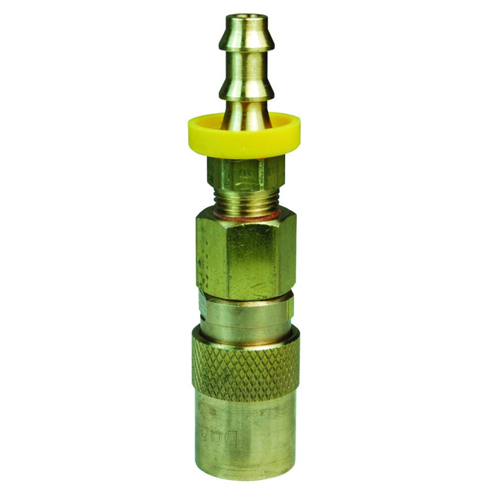 Cople Dixon 1/4" × 3/8" en latón 2CMB3-B