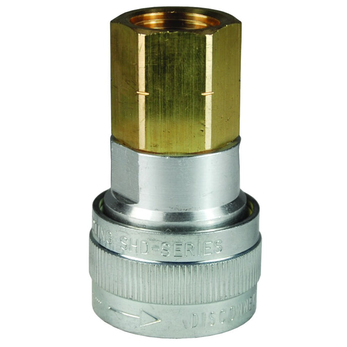 Cople Dixon 1/4" × 3/8" rosca hembra NPTF en aluminio 2SHDF3